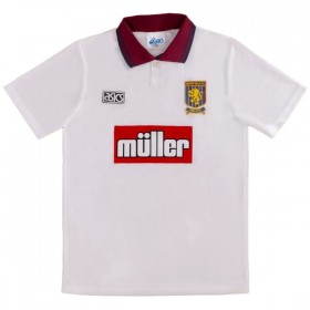 Aston Villa 1994-95 Retro Główna Koszulki Piłkarskie Krótki Rękaw