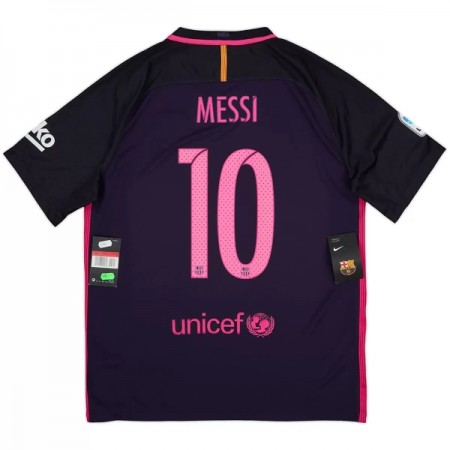 Barcelona Messi 10 2016-17 Retro Precz Koszulki Piłkarskie Krótki Rękaw Barcelona Messi 10 2016-17 Retro Precz Koszulki Piłkarskie Krótki Rękaw