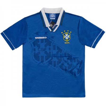 Brazylia Retro Precz Koszulki Piłkarskie 1994 Krótki Rękaw Brazylia Retro Precz Koszulki Piłkarskie 1994 Krótki Rękaw