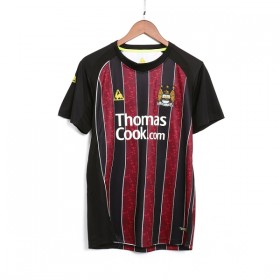 Manchester City 2008-09 Retro Precz Koszulki Piłkarskie Krótki Rękaw