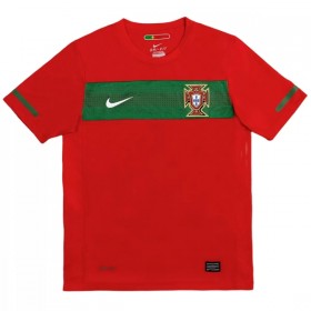 Portugalia 2010 Retro Główna Koszulki Piłkarskie Krótki Rękaw