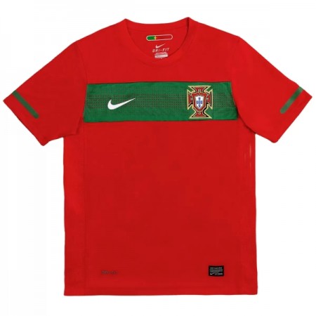 Portugalia 2010 Retro Główna Koszulki Piłkarskie Krótki Rękaw