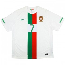 Portugalia Ronaldo 7 2010 Retro Precz Koszulki Piłkarskie Krótki Rękaw