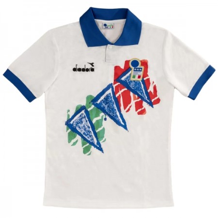 Włochy Retro 1994 Koszulka Treningowa Krótki Rękaw Włochy Retro 1994 Koszulka Treningowa Krótki Rękaw