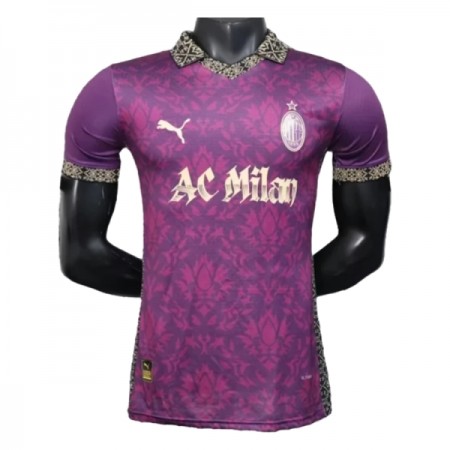 AC Milan Koszulki Piłkarskie 2025-26 Specjalny Fioletowy Krótki Rękaw AC Milan Koszulki Piłkarskie 2025-26 Specjalny Fioletowy Krótki Rękaw
