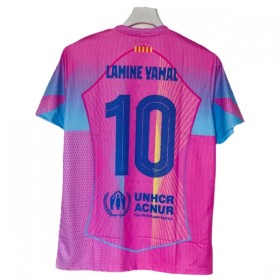 Barcelona Lamine Yamal 10 Koszulki Piłkarskie 2025-26 Specjalny Czerwony Krótki Rękaw
