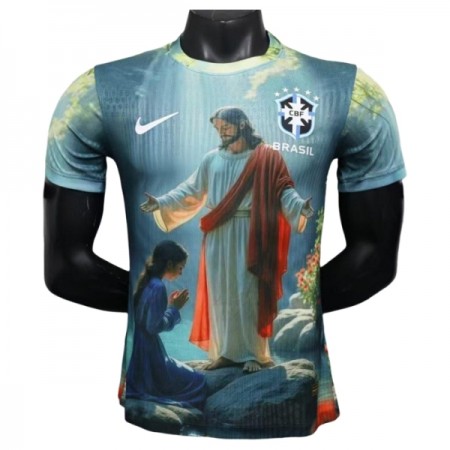Brazylia x Christ Koszulki Piłkarskie 2025 Krótki Rękaw Brazylia x Christ Koszulki Piłkarskie 2025 Krótki Rękaw