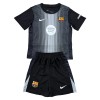 FC Barcelona Bramkarskie Dziecięca Koszulki Piłkarskie 2025-26 Czarny Krótki Rękaw (+ Krótkie spodenki)
