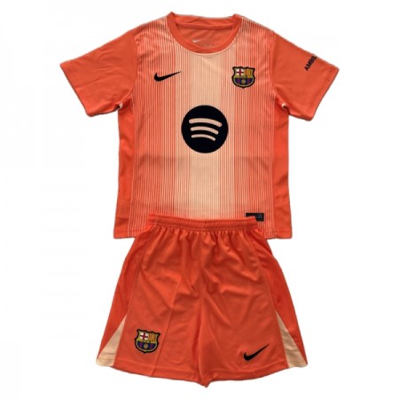 FC Barcelona Bramkarskie Dziecięca Koszulki Piłkarskie 2025-26 Pomarańczowy Krótki Rękaw (+ Krótkie spodenki) FC Barcelona Bramkarskie Dziecięca Koszulki Piłkarskie 2025-26 Pomarańczowy Krótki Rękaw (+ Krótkie spodenki)