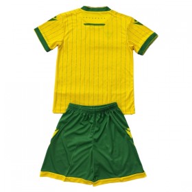 FC Nantes Dziecięca Główna Koszulki Piłkarskie 2025-26 Krótki Rękaw (+ Krótkie spodenki)
