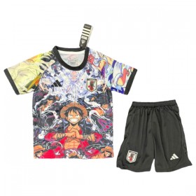 Japonia x Luffy Dziecięca Koszulki Piłkarskie 2025 Krótki Rękaw (+ Krótkie spodenki)