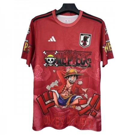 Japonia x Luffy Koszulki Piłkarskie 2025 Krótki Rękaw Japonia x Luffy Koszulki Piłkarskie 2025 Krótki Rękaw