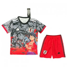 Japonia x OnePiece Dziecięca Koszulki Piłkarskie 2025 Krótki Rękaw (+ Krótkie spodenki)