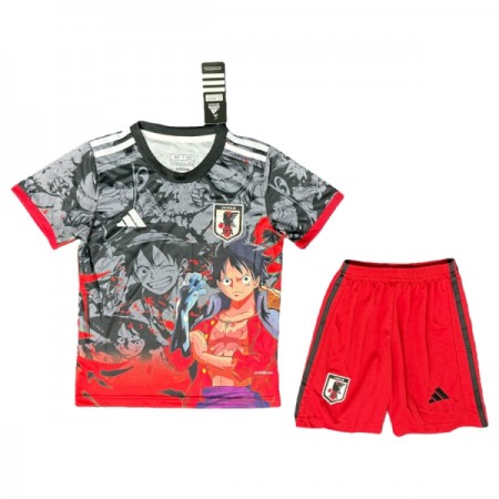 Japonia x OnePiece Dziecięca Koszulki Piłkarskie 2025 Krótki Rękaw (+ Krótkie spodenki) Japonia x OnePiece Dziecięca Koszulki Piłkarskie 2025 Krótki Rękaw (+ Krótkie spodenki)