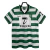 Sporting CP 1999-2000 Główna Koszulki Piłkarskie Krótki Rękaw Sporting CP 1999-2000 Główna Koszulki Piłkarskie Krótki Rękaw