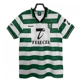 Sporting CP 1999-2000 Główna Koszulki Piłkarskie Krótki Rękaw