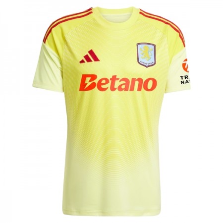 Aston Villa Bramkarskie Koszulki Piłkarskie 2025-26 Żółty Krótki Rękaw Aston Villa Bramkarskie Koszulki Piłkarskie 2025-26 Żółty Krótki Rękaw