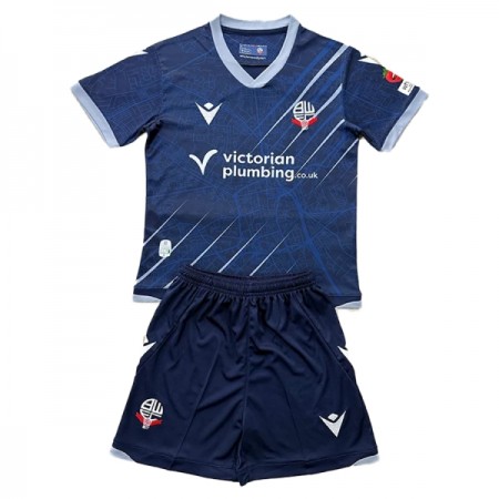 Bolton Wanderers Dziecięca Precz Koszulki Piłkarskie 2025-26 Krótki Rękaw (+ Krótkie spodenki)