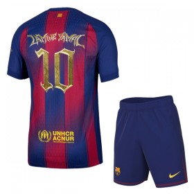 FC Barcelona x Kopa Trophy Lamine Yamal 10 Dziecięca Koszulki Piłkarskie 2025-26 Krótki Rękaw (+ Krótkie spodenki)