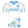 SSC Napoli Pre-Match Koszulki Piłkarskie 2025-26 Biały Krótki Rękaw SSC Napoli Pre-Match Koszulki Piłkarskie 2025-26 Biały Krótki Rękaw
