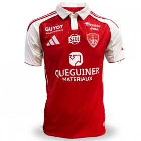 Stade Brestois Główna Koszulki Piłkarskie 2025-26 Krótki Rękaw