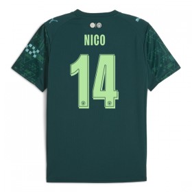 Manchester City Nico 14 EA Sport Czwarty Koszulki Piłkarskie 2025-26 Krótki Rękaw