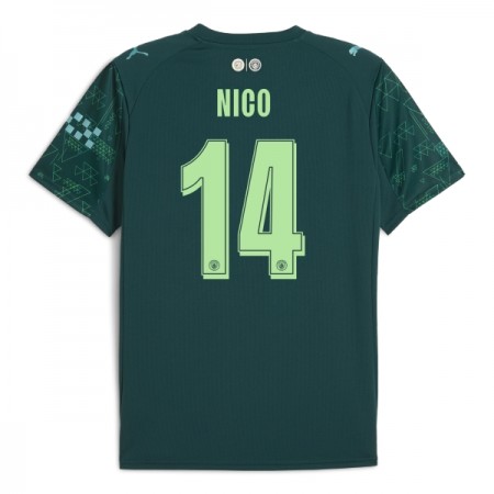 Manchester City Nico 14 EA Sport Czwarty Koszulki Piłkarskie 2025-26 Krótki Rękaw Manchester City Nico 14 EA Sport Czwarty Koszulki Piłkarskie 2025-26 Krótki Rękaw