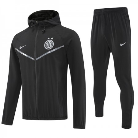Inter Mediolan 2025-26 Kurtka Treningowa Kapturem Czarny Inter Mediolan 2025-26 Kurtka Treningowa Kapturem Czarny