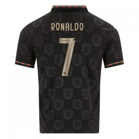 Portugalia Black Panther Ronaldo 7 Koszulki Piłkarskie 2025-26 Krótki Rękaw