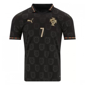 Portugalia Black Panther Ronaldo 7 Koszulki Piłkarskie 2025-26 Krótki Rękaw