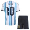 Argentyna Messi 10 Dziecięca Główna Koszulki Piłkarskie MŚ 2026 Krótki Rękaw (+ Krótkie spodenki) Argentyna Messi 10 Dziecięca Główna Koszulki Piłkarskie MŚ 2026 Krótki Rękaw (+ Krótkie spodenki)