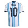 Argentyna Messi 10 Dziecięca Główna Koszulki Piłkarskie MŚ 2026 Krótki Rękaw (+ Krótkie spodenki)
