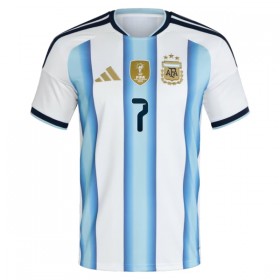 Argentyna De Paul 7 Dziecięca Główna Koszulki Piłkarskie MŚ 2026 Krótki Rękaw (+ Krótkie spodenki)