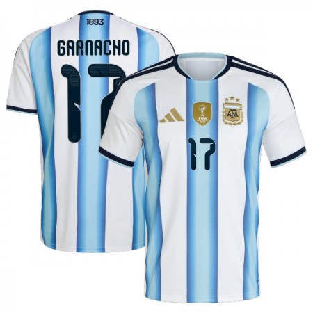 Argentyna Garnacho 17 Główna Koszulki Piłkarskie MŚ 2026 Krótki Rękaw Argentyna Garnacho 17 Główna Koszulki Piłkarskie MŚ 2026 Krótki Rękaw
