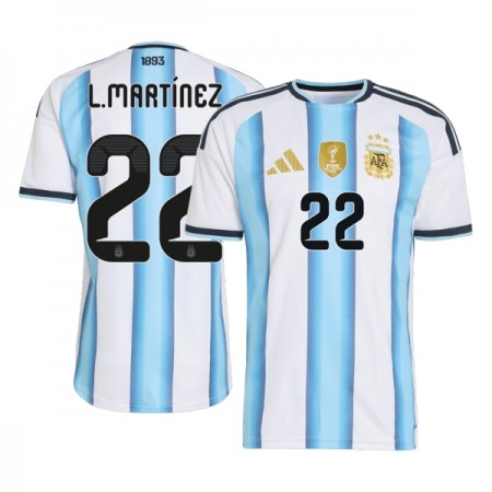 Argentyna Lautaro Martinez 22 Główna Koszulki Piłkarskie MŚ 2026 Krótki Rękaw