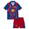 FC Barcelona Dziecięca Czwarty Koszulki Piłkarskie 2025-26 Krótki Rękaw (+ Krótkie spodenki)