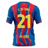 FC Barcelona F. De Jong 21 Czwarty Koszulki Piłkarskie 2025-26 Krótki Rękaw