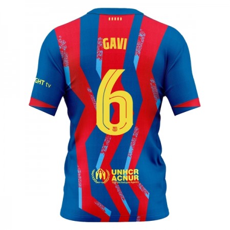 FC Barcelona Gavi 6 Czwarty Koszulki Piłkarskie 2025-26 Krótki Rękaw FC Barcelona Gavi 6 Czwarty Koszulki Piłkarskie 2025-26 Krótki Rękaw