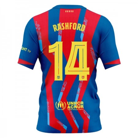 FC Barcelona Rashford 14 Czwarty Koszulki Piłkarskie 2025-26 Krótki Rękaw FC Barcelona Rashford 14 Czwarty Koszulki Piłkarskie 2025-26 Krótki Rękaw