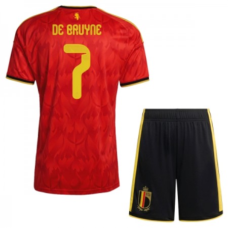 Belgia De Bruyne 7 Dziecięca Główna Koszulki Piłkarskie MŚ 2026 Krótki Rękaw (+ Krótkie spodenki) Belgia De Bruyne 7 Dziecięca Główna Koszulki Piłkarskie MŚ 2026 Krótki Rękaw (+ Krótkie spodenki)