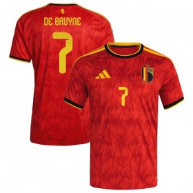 Belgia De Bruyne 7 Główna Koszulki Piłkarskie MŚ 2026 Krótki Rękaw