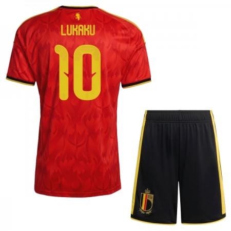 Belgia Lukaku 10 Dziecięca Główna Koszulki Piłkarskie MŚ 2026 Krótki Rękaw (+ Krótkie spodenki) Belgia Lukaku 10 Dziecięca Główna Koszulki Piłkarskie MŚ 2026 Krótki Rękaw (+ Krótkie spodenki)