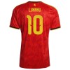 Belgia Lukaku 10 Dziecięca Główna Koszulki Piłkarskie MŚ 2026 Krótki Rękaw (+ Krótkie spodenki)
