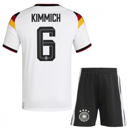 Niemcy Kimmich 6 Dziecięca Główna Koszulki Piłkarskie MŚ 2026 Krótki Rękaw (+ Krótkie spodenki) Niemcy Kimmich 6 Dziecięca Główna Koszulki Piłkarskie MŚ 2026 Krótki Rękaw (+ Krótkie spodenki)