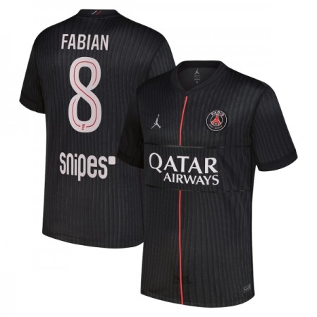 Paris Saint-Germain Fabian 8 Jordan Czwarty Koszulki Piłkarskie 2025-26 Krótki Rękaw Paris Saint-Germain Fabian 8 Jordan Czwarty Koszulki Piłkarskie 2025-26 Krótki Rękaw