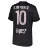 Paris Saint-Germain O. Dembele 10 Jordan Czwarty Koszulki Piłkarskie 2025-26 Krótki Rękaw