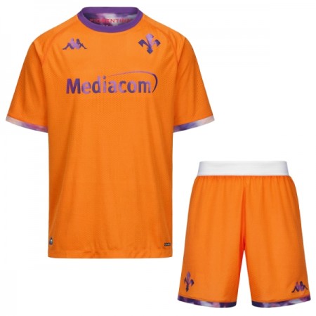 AC Fiorentina Dziecięca Czwarty Koszulki Piłkarskie 2025-26 Krótki Rękaw (+ Krótkie spodenki)