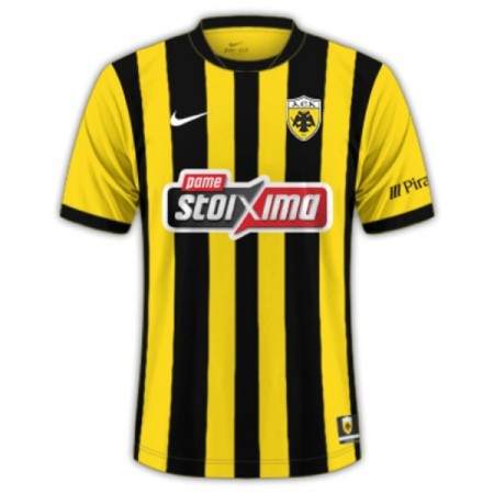 AEK Athens Główna Koszulki Piłkarskie 2025-26 Krótki Rękaw AEK Athens Główna Koszulki Piłkarskie 2025-26 Krótki Rękaw