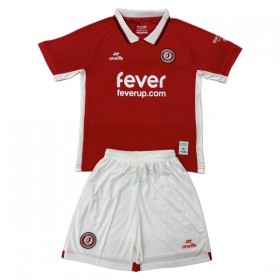 Bristol City Dziecięca Główna Koszulki Piłkarskie 2025-26 Krótki Rękaw (+ Krótkie spodenki)