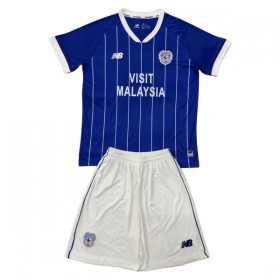 Cardiff City Dziecięca Główna Koszulki Piłkarskie 2025-26 Krótki Rękaw (+ Krótkie spodenki)